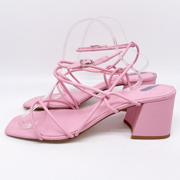 Marc Fisher LTD Women's Chiara Pink Leather Heels Size 11M - Picture 4 of 14